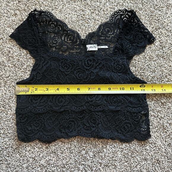 Free People Intimately black lace bralette size XS - Picture 8 of 8